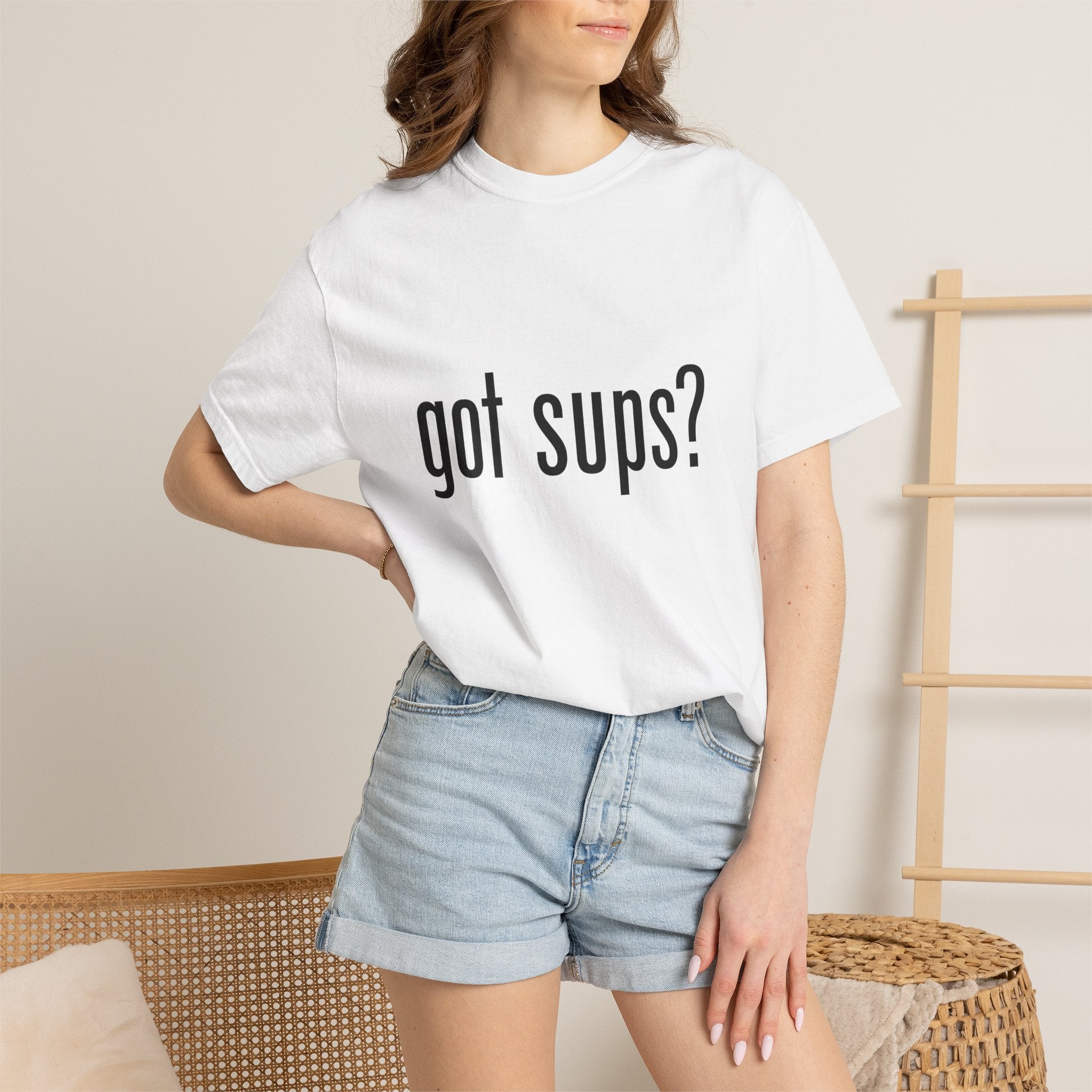 Got Sups? T-Shirt — Funny SUP Paddleboarding Tee for Stand Up Paddle Fans