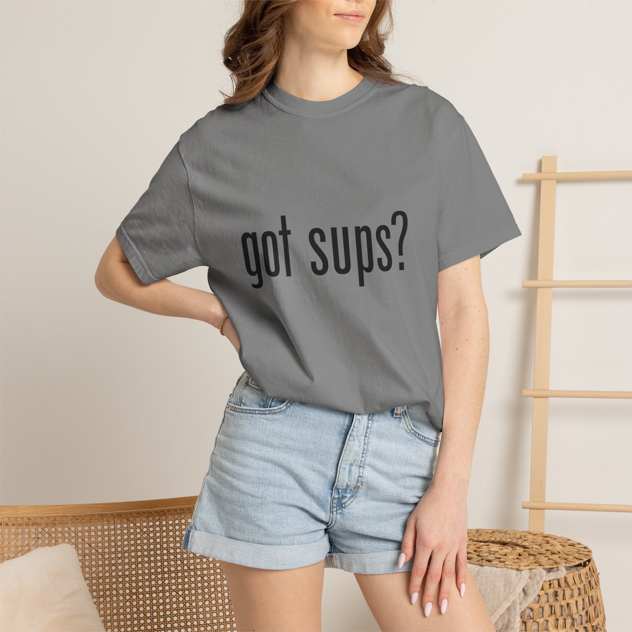 Got Sups? T-Shirt — Funny SUP Paddleboarding Tee for Stand Up Paddle Fans